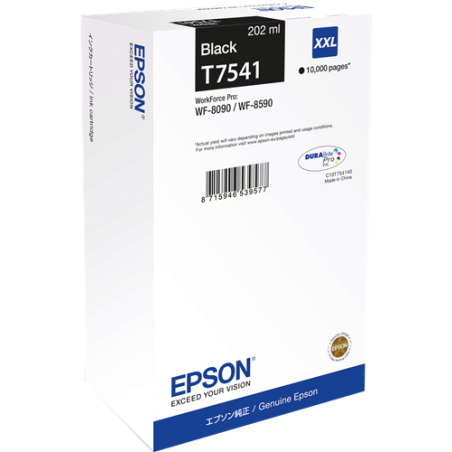 Epson T7541 XXL Cartouche Noir Originale 