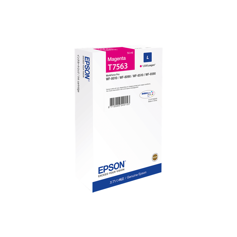 Epson T7563 Cartouche Magenta Originale