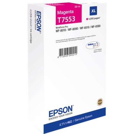 Epson T7553 Cartouche Magenta Originale 
