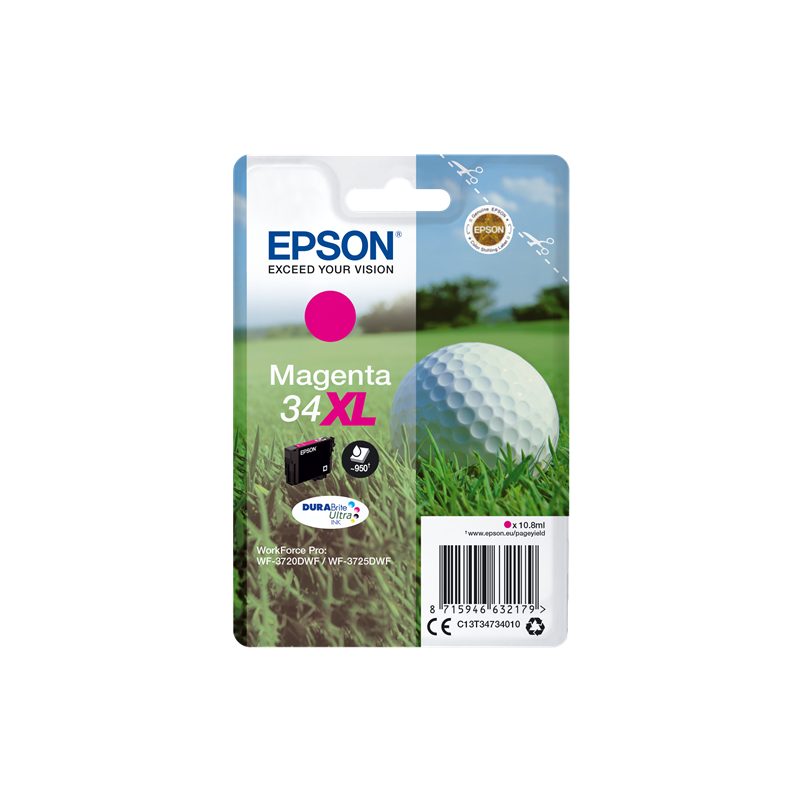 Epson 34XL Cartouche Magenta Originale