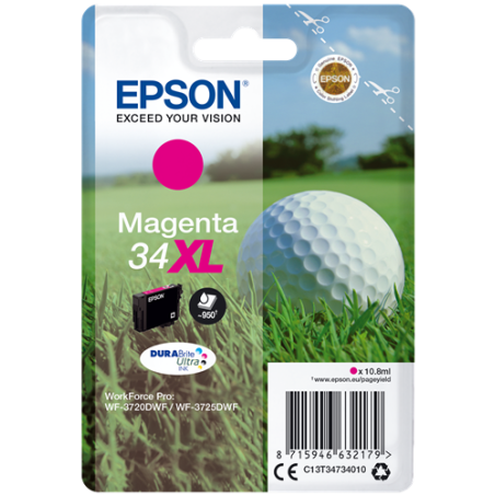 Epson 34 Cartouche Magenta Originale 