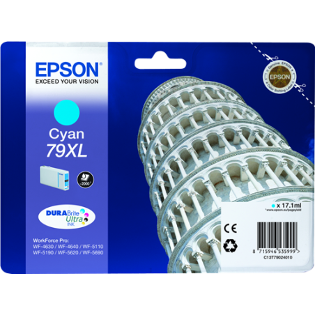Epson 79XL Cartouche Cyan Originale 