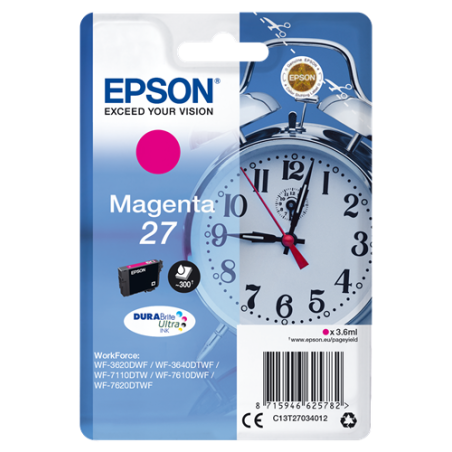 Epson 27 Cartouche Magenta Originale 