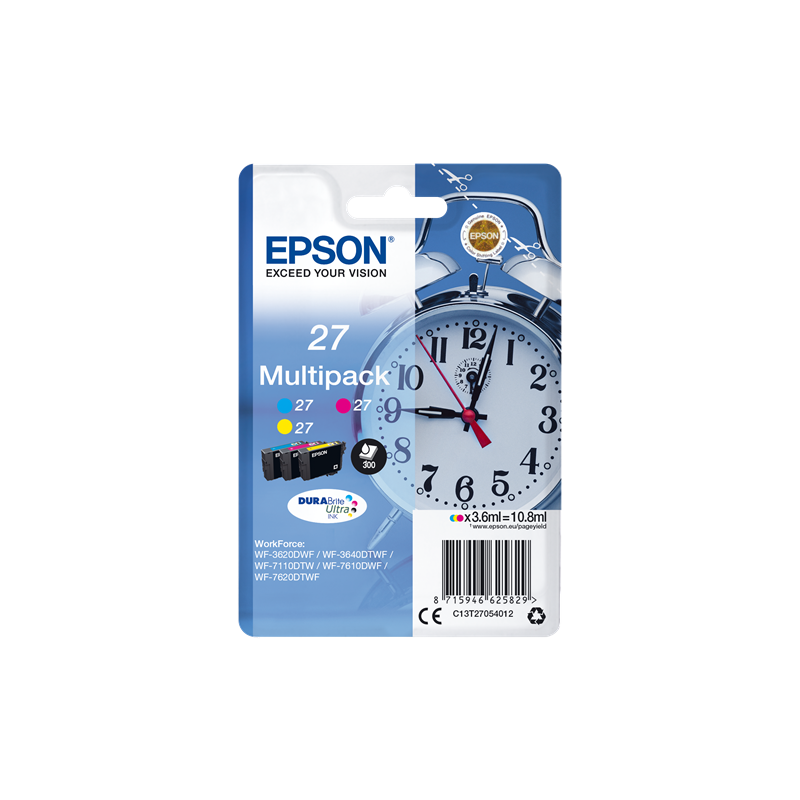 Epson 27 Multipack 3 Couleurs Original
