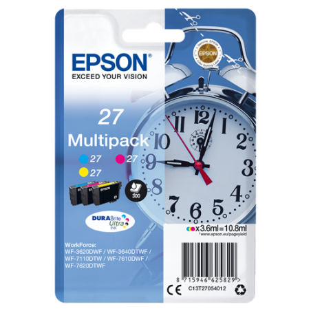 Epson 27 Multipack 3 Couleurs Original 