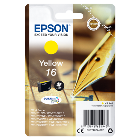 Epson 16 Cartouche Jaune Originale 