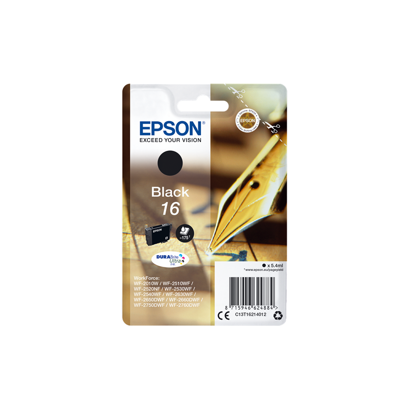 Epson 16 Cartouche Noir Originale