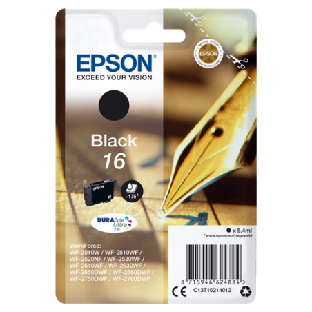 Epson 16 Cartouche Noir Originale 