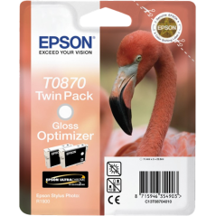 Epson T0870 Twin Pack Multipack Optimisateur de brillant Original 