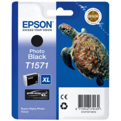 Epson T1571 Cartouche Noir photo Originale 