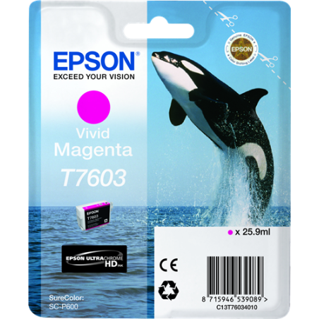 Epson T7603 Cartouche Magenta Originale 