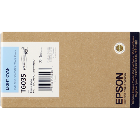 Epson T6035 Cartouche Cyan clair Originale 