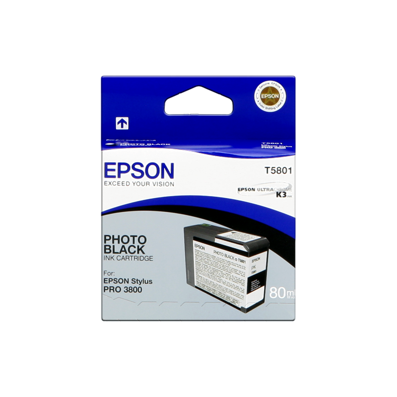 Epson T5801 Cartouche Noir Originale