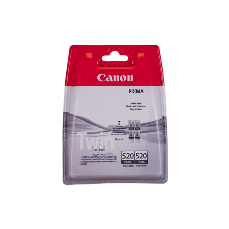 Canon PGI-520BK Twin Multipack Noir Original