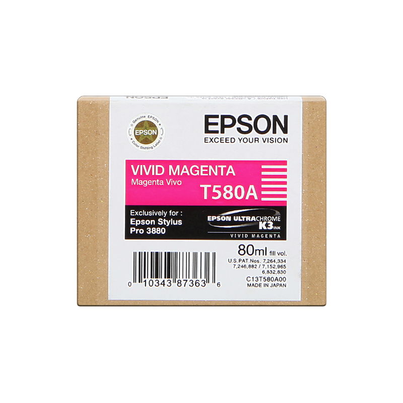 Epson T580A Cartouche Magenta Originale