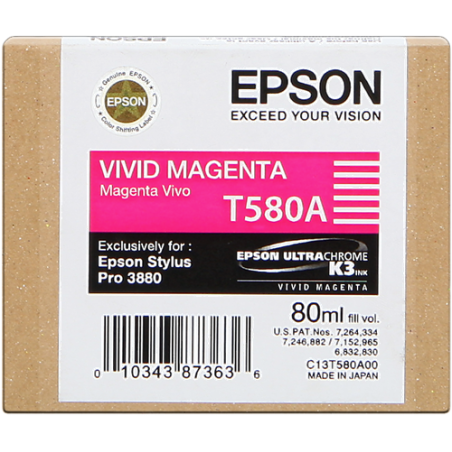 Epson T580A Cartouche Magenta Originale 