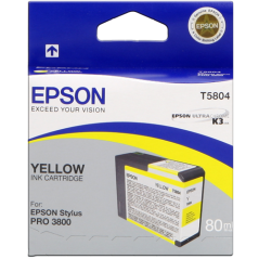 Epson T5804 Cartouche Jaune Originale 