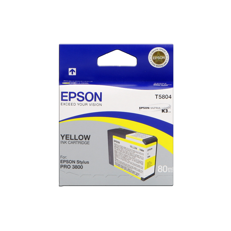 Epson T5804 Cartouche Jaune Originale