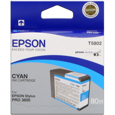 Epson T5802 Cartouche Cyan Originale 