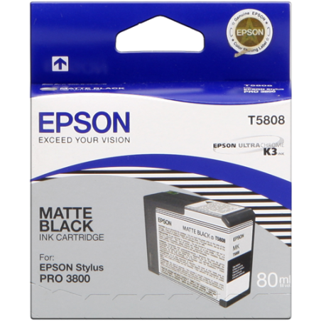 Epson T5808 Cartouche Noir Originale 