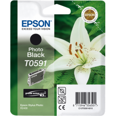 Epson T0591 Cartouche Noir photo Originale 