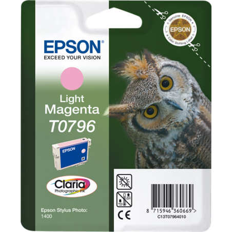 Epson T0796 Cartouche Magenta clair Originale 