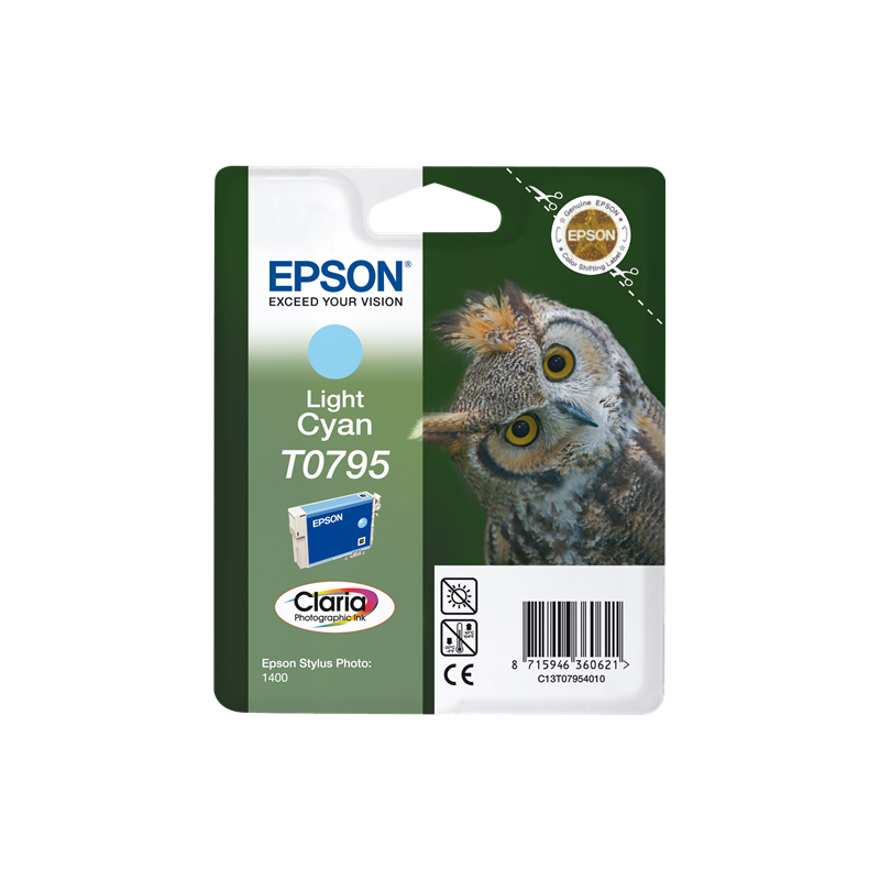 Epson T0795 Cartouche Cyan clair Originale