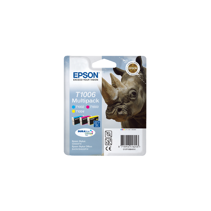 Epson T1006 Multipack 3 Couleurs Original