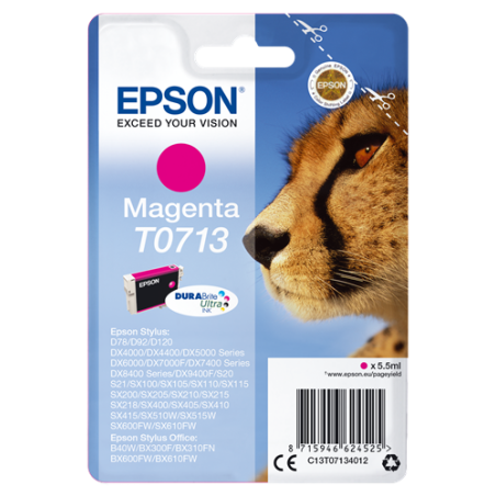 Epson T0713 Cartouche Magenta Originale 
