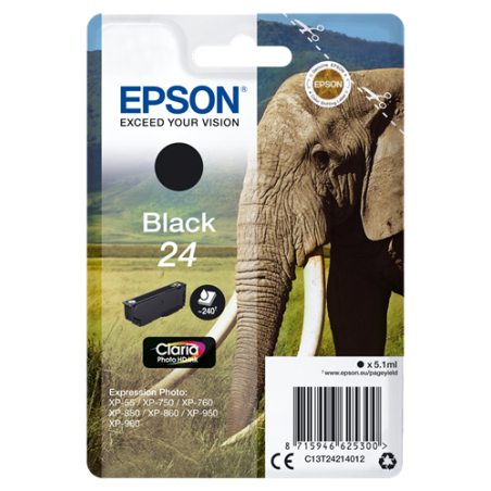 Epson 24 Cartouche Noir Originale 