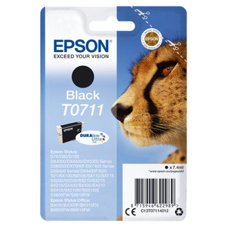 Epson T0711 Cartouche Noir Originale 
