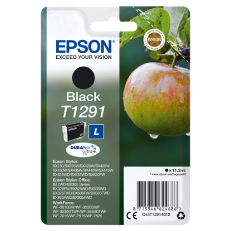Epson T1291 Cartouche Noir Originale 