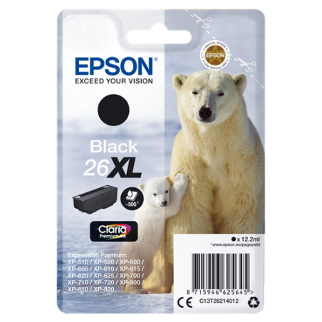 Epson 26XL Cartouche Noir Originale 