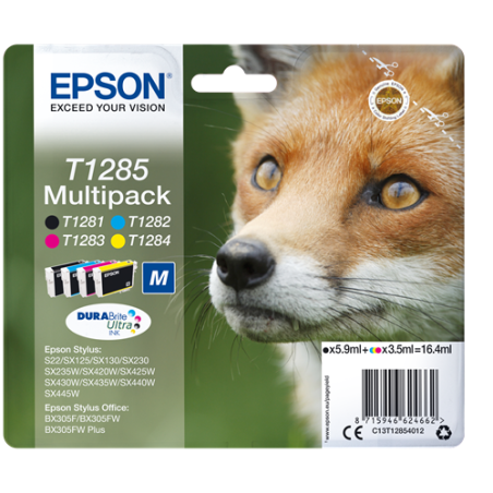 Epson T1285 Multipack 4 Couleurs Original 