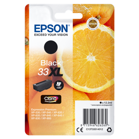 Epson 33XL Cartouche Noir Originale 