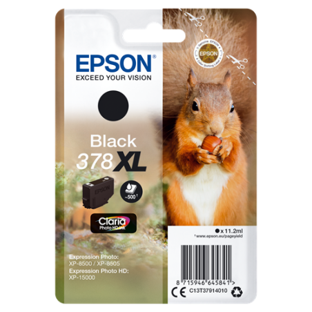 Epson 378XL Cartouche Noir Originale 