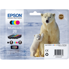 Epson 26 Multipack 4 Couleurs Original 
