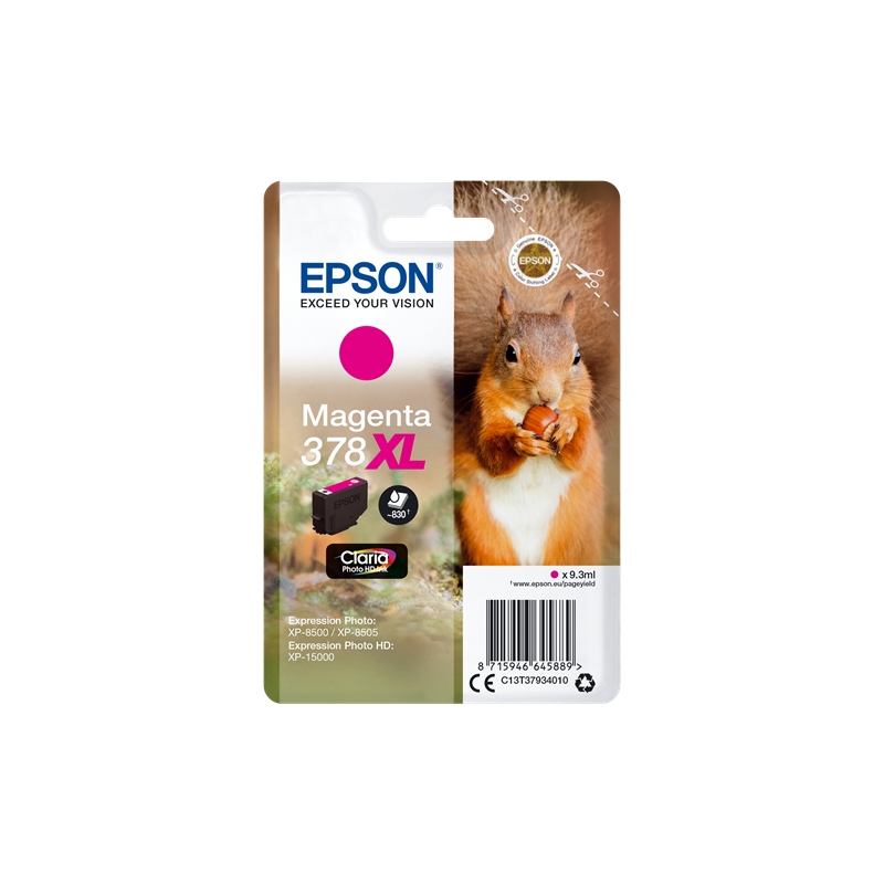 Epson 378XL Cartouche Magenta Originale