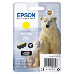 Epson 26 Cartouche Jaune Originale 