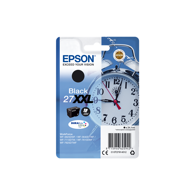 Epson 27XXL Cartouche Noir Originale