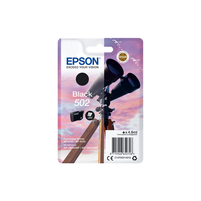 Epson 502 Cartouche Noir Originale