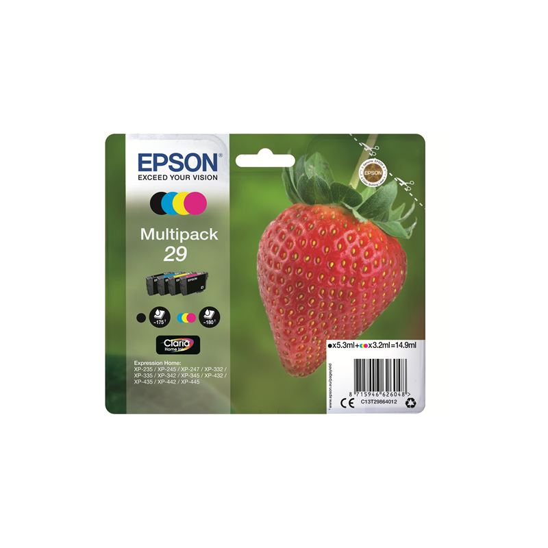 Epson 29 Multipack 4 cartouches Originales