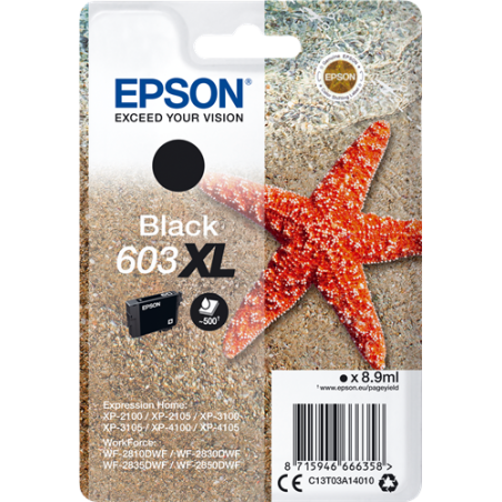 Epson 603XL Cartouche Noir Originale 