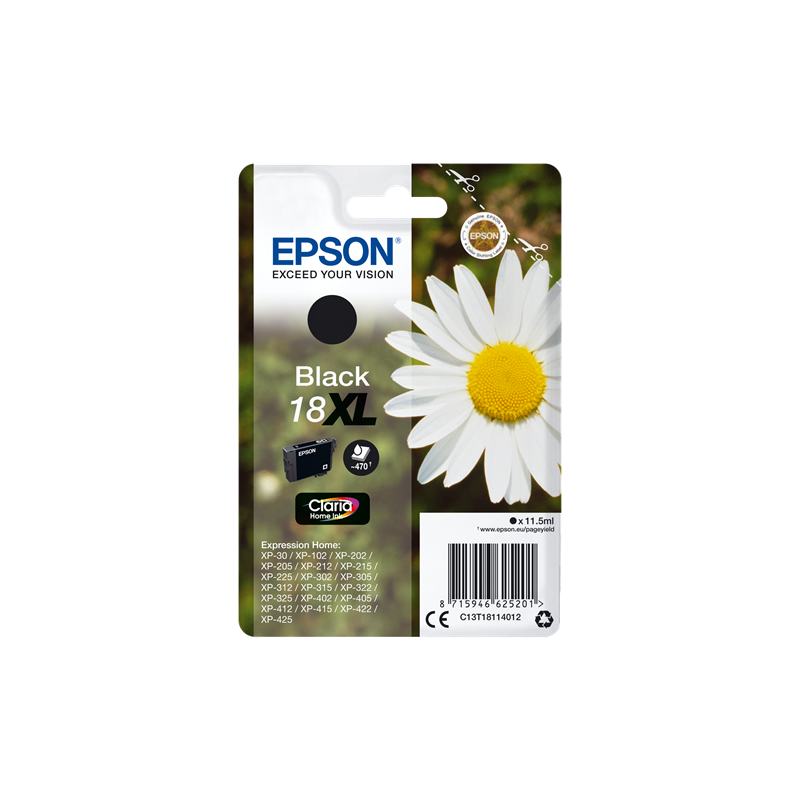 Epson 18XL Cartouche Noir Originale