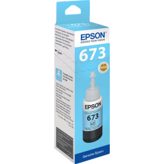 Epson 673 Cartouche Cyan clair Originale 