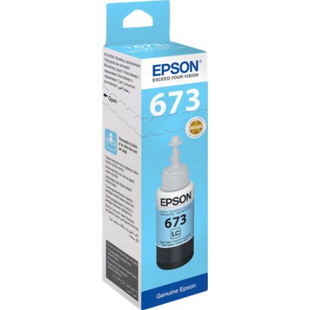 Epson 673 Cartouche Cyan clair Originale 