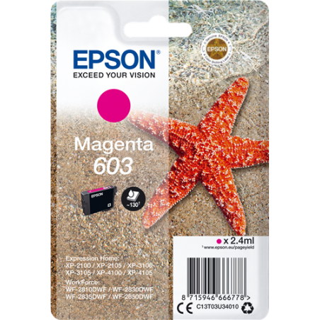Epson 603 Cartouche Magenta Originale 