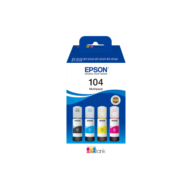 Epson 104 Multipack 4 Couleurs Original