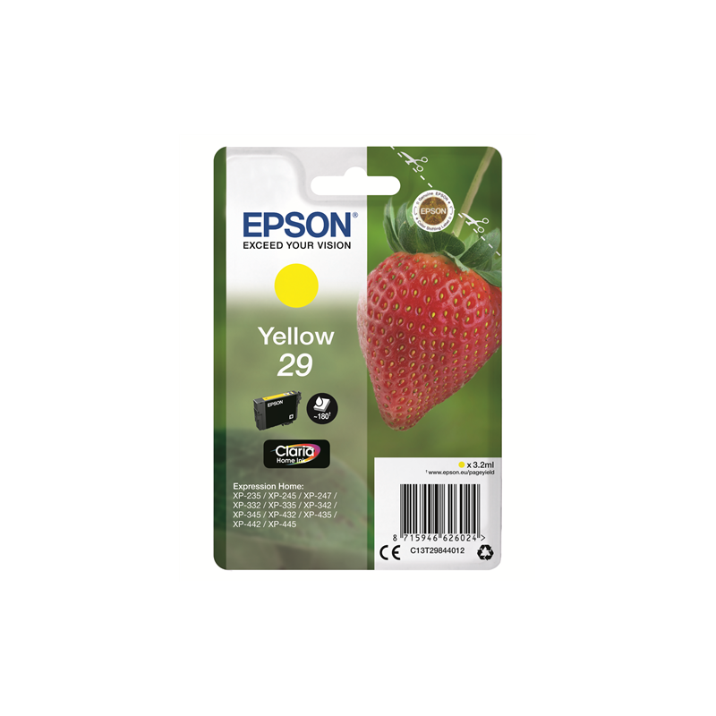 Epson 29 Cartouche Jaune Originale