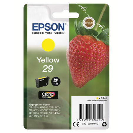 Epson 29 Cartouche Jaune Originale 